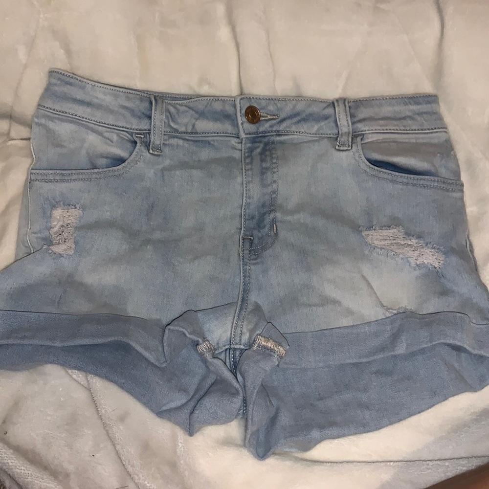 Denim shorts